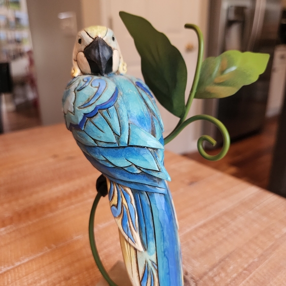 Jim Shore Parrot Pretty Bird 2007 Retired #4009249 Heartwood Creek 8" Tall - Picture 7 of 11